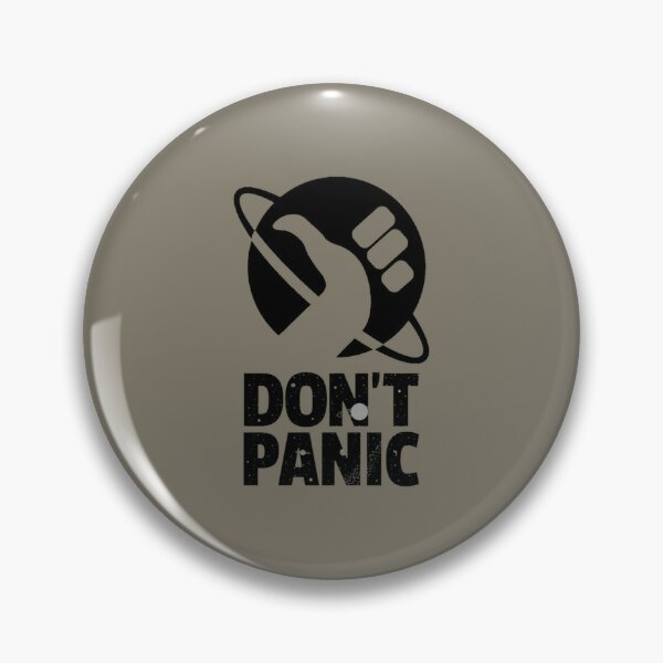 MOSTLY HARMLESS 1.25 Magnet Hitchhiker's Guide to the Galaxy HHGG Adams  Humor