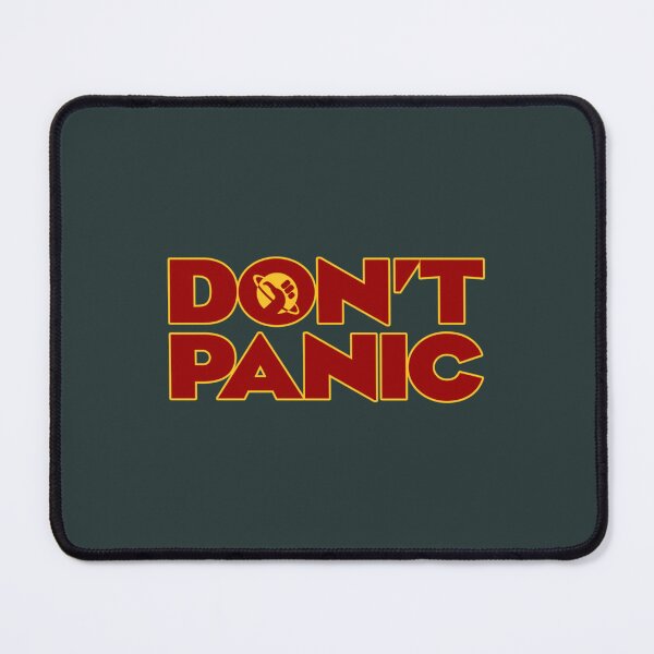 Item preview, Don_t Panic Hitchhikers Guide To The Galaxy   designed and sold by TheCosmicOtter.