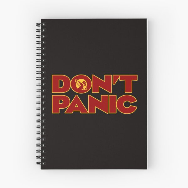 Item preview, Don_t Panic Hitchhikers Guide To The Galaxy   designed and sold by TheCosmicOtter.