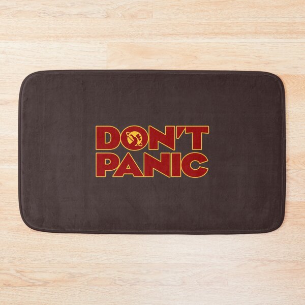Item preview, Don_t Panic Hitchhikers Guide To The Galaxy   designed and sold by TheCosmicOtter.