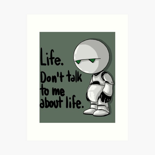 Item preview, Don_t talk to me about life designed and sold by TheCosmicOtter.