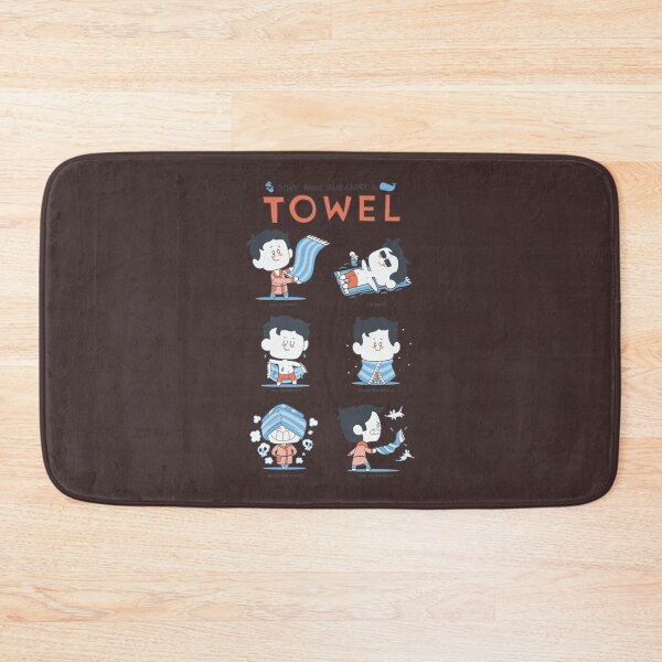 Item preview, Don_t worry, carry a towel   designed and sold by TheCosmicOtter.
