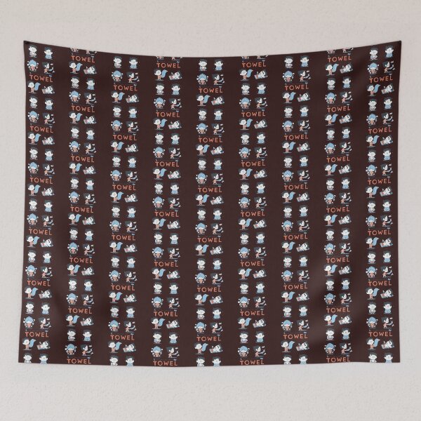 Item preview, Don_t worry, carry a towel   designed and sold by TheCosmicOtter.