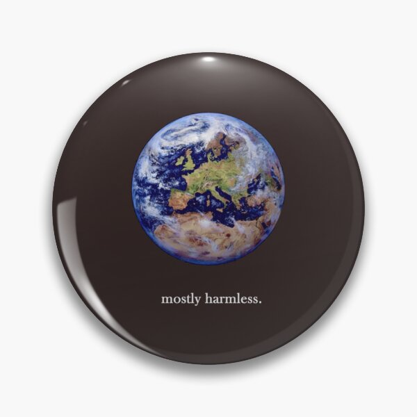 Item preview, Earth mostly harmless   designed and sold by TheCosmicOtter.