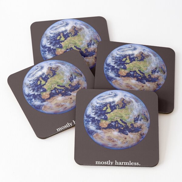 Item preview, Earth mostly harmless   designed and sold by TheCosmicOtter.