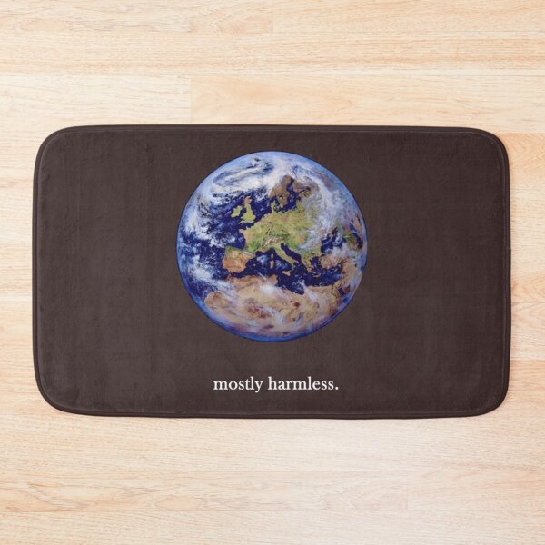 Item preview, Earth mostly harmless   designed and sold by TheCosmicOtter.