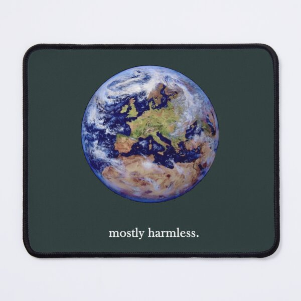 Item preview, Earth mostly harmless   designed and sold by TheCosmicOtter.