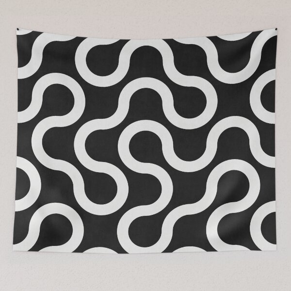 Item preview, My Favorite Geometric Patterns No.36 - Black designed and sold by Zoltan Ratko.