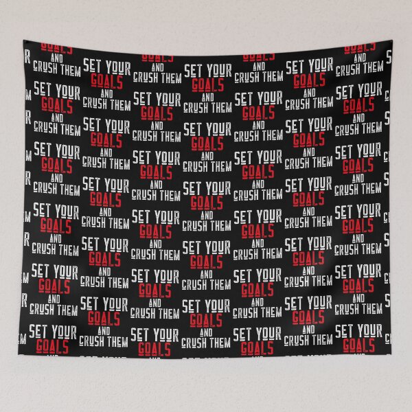 Item preview, Set your Goals and Crush them -School. designed and sold by DesignedBySnip.