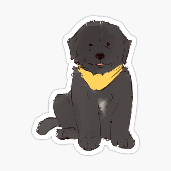 newfoundland blep Sticker