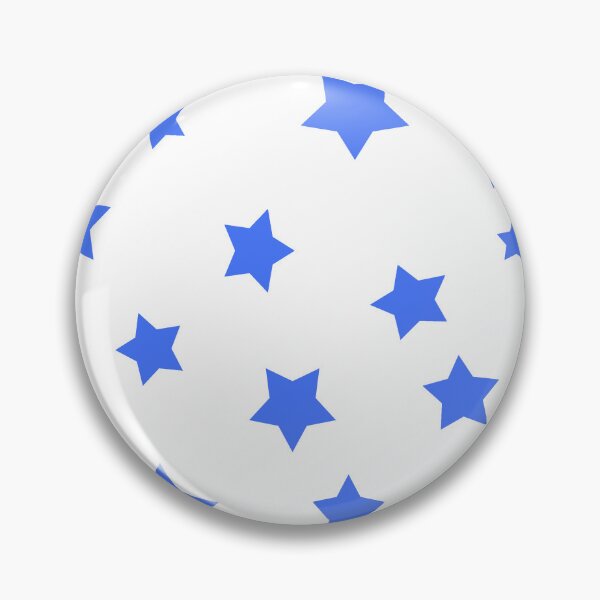 Item preview, Polka stars blue on white designed and sold by TerenceLacey.