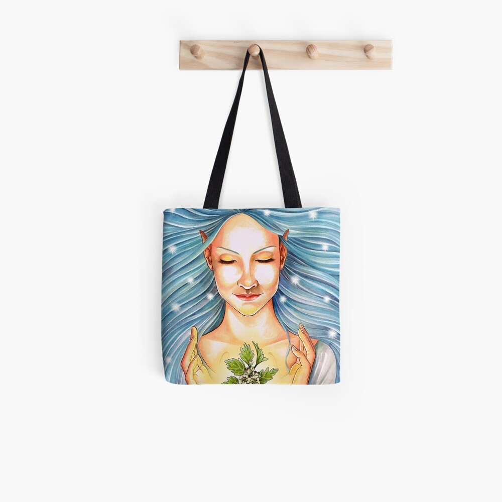 Vista previa del artículo con la obra «Bolsa estampada de tela», diseñado y vendido por martasarmiento.