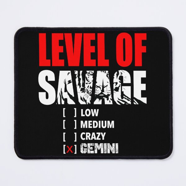 Item preview, Level of Savage Gemini - Beast Animal Work Out Weight Lifting Gym designed and sold by JukeLox.