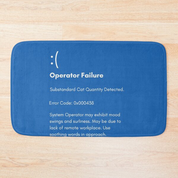 Item preview, Error Code 438: Substandard Cat Quantity designed and sold by HappySchnapper.