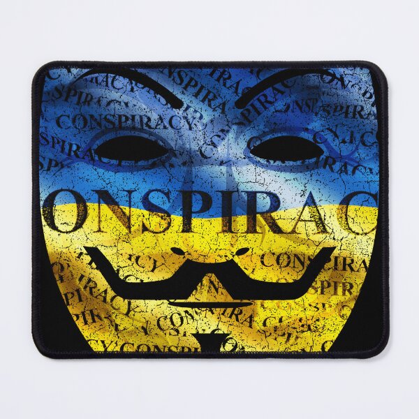 Item preview, Ukraine Anonymous Mask Conspiracy Tape designed and sold by StreetGlory.