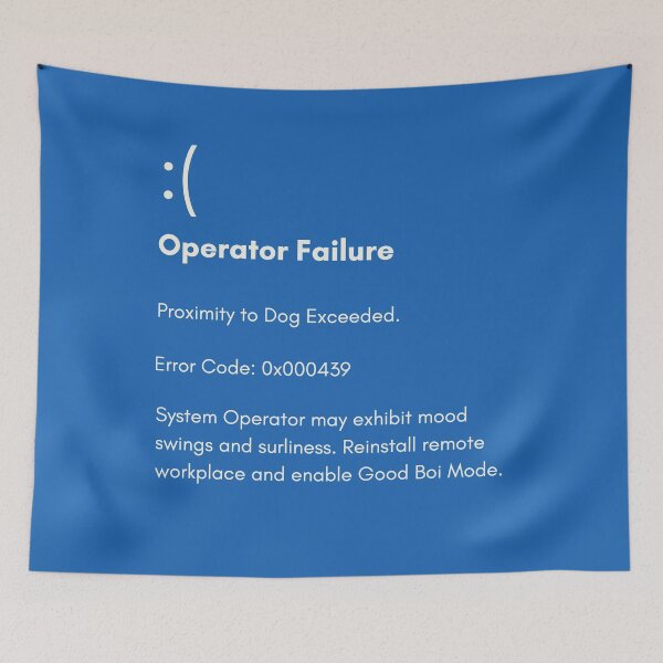 Item preview, Error Code 439: Dog Proximity Exceeded designed and sold by HappySchnapper.