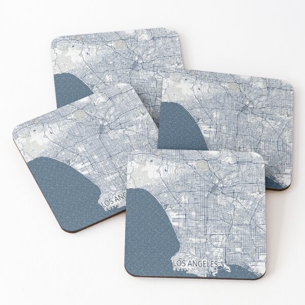 Item preview, Los Angeles City Map of California, USA - Coastal designed and sold by deMAP.