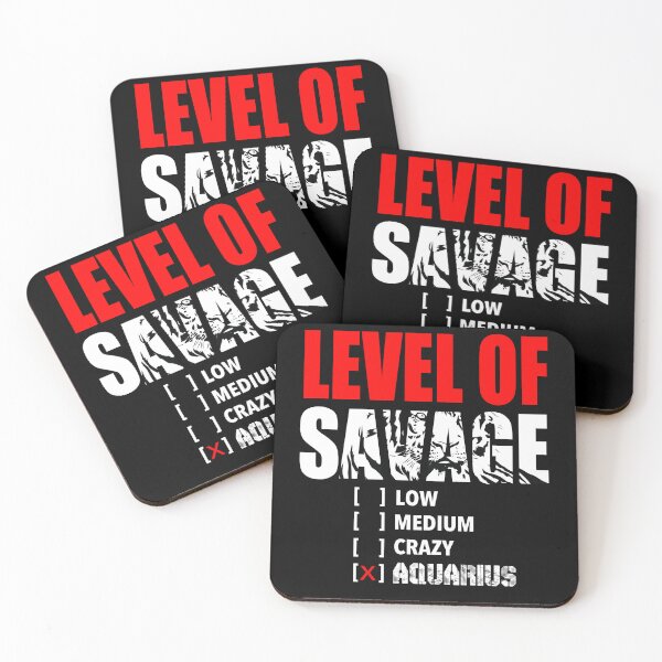 Item preview, Level of Savage Aquarius - Beast Animal Work Out Weight Lifting Gym designed and sold by JukeLox.