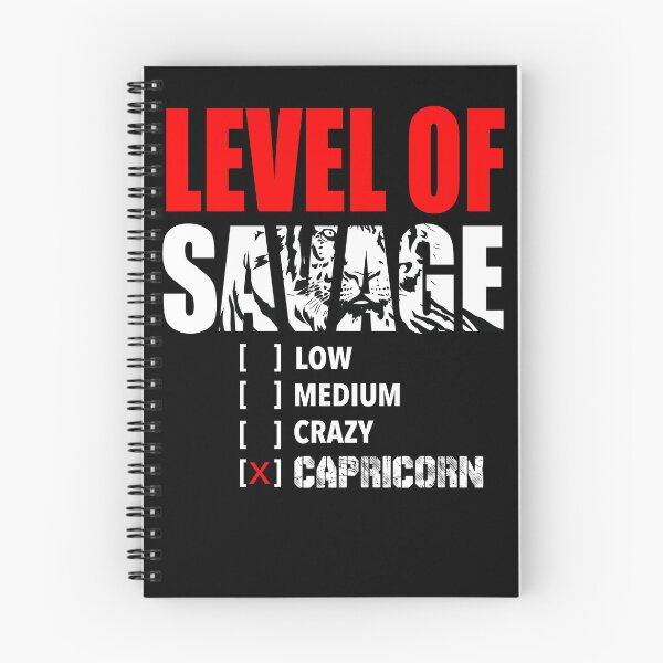 Item preview, Level of Savage Capricorn - Beast Animal Work Out Weight Lifting Gym  designed and sold by JukeLox.