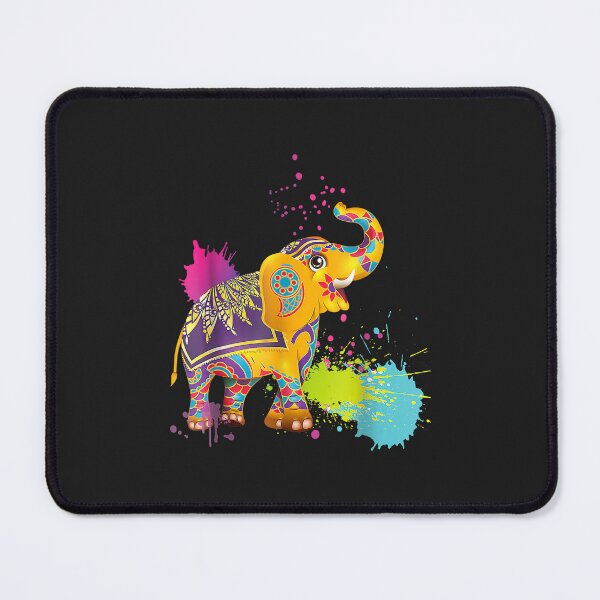 Item preview, Happy Holi Tshirt Colors India Hindu Spring, Elephant Holi designed and sold by olgacadb.