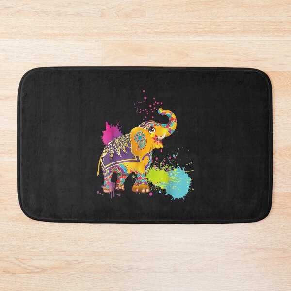 Item preview, Happy Holi Tshirt Colors India Hindu Spring, Elephant Holi designed and sold by olgacadb.