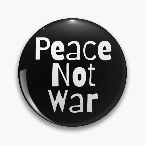 Item preview, Peace Not War. Text only design. White text. Lower case. designed and sold by JellyBeenzz.