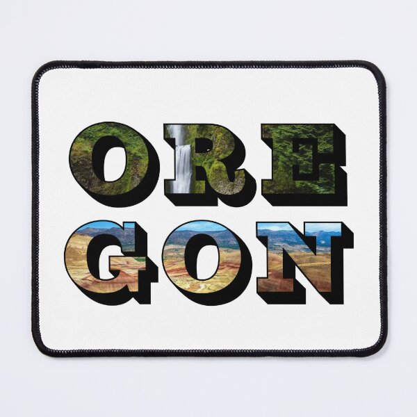 Item preview, Oregon w/ National Landmarks designed and sold by Pajamurai.