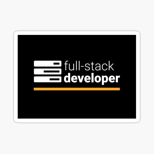 Full Stack Developer Sticker