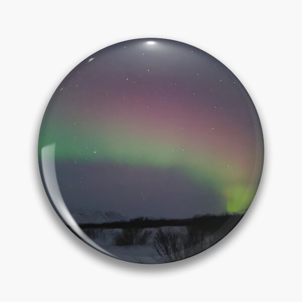 Item preview, thingvellir national park aurora borealis and a shooting star  designed and sold by Kirstynmichelle.