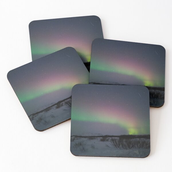 Item preview, thingvellir national park aurora borealis and a shooting star  designed and sold by Kirstynmichelle.