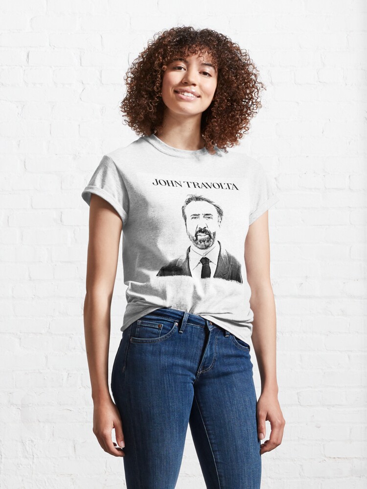 John Travolta Nicolas Cage Classic T-Shirt