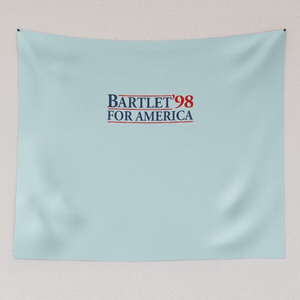 Aperçu de l'œuvre Bartlet pour l'Amérique Slogan T-shirt essentiel créée et vendue par Daviramer.