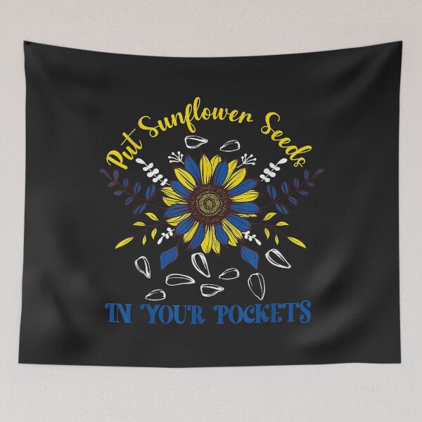 Item preview, I Stand With Ukraine Put Sunflower Seeds In Your Pockets designed and sold by olgacadb.