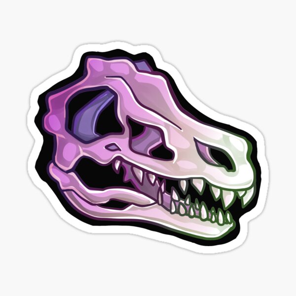 Raptor Skull sticker Sticker