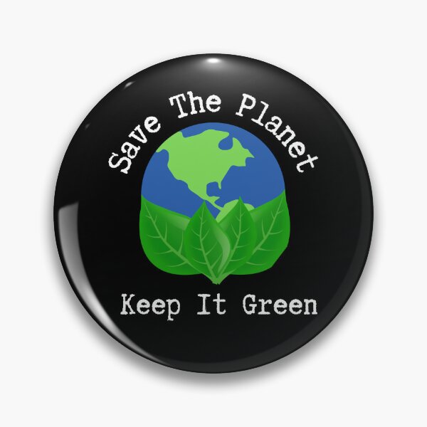 Item preview, Save the planet keep it Green leaves printed earth designed and sold by PCpallavi.