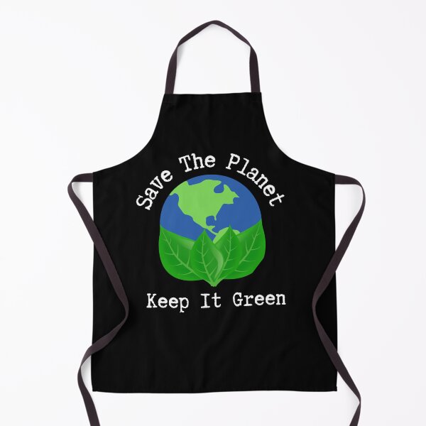 Item preview, Save the planet keep it Green leaves printed earth designed and sold by PCpallavi.