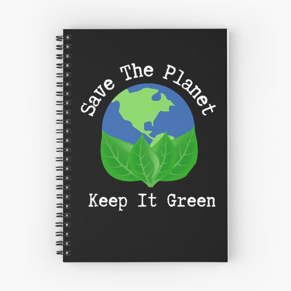 Item preview, Save the planet keep it Green leaves printed earth designed and sold by PCpallavi.