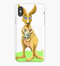 Cute kangaroos iPhone Case/Skin