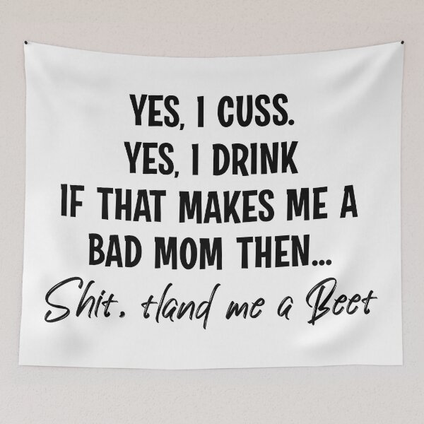 Item preview, Bad Mom designed and sold by Moeez Javed.