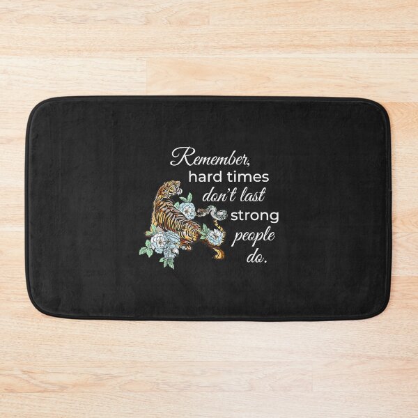 Item preview, Inspirational Hard Times Strong People Quote designed and sold by olgacadb.
