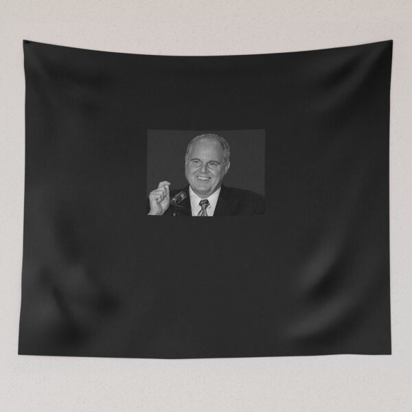 Item preview, RIP Rush Limbaugh Black n White Classic T-Shirt designed and sold by MarioObran.
