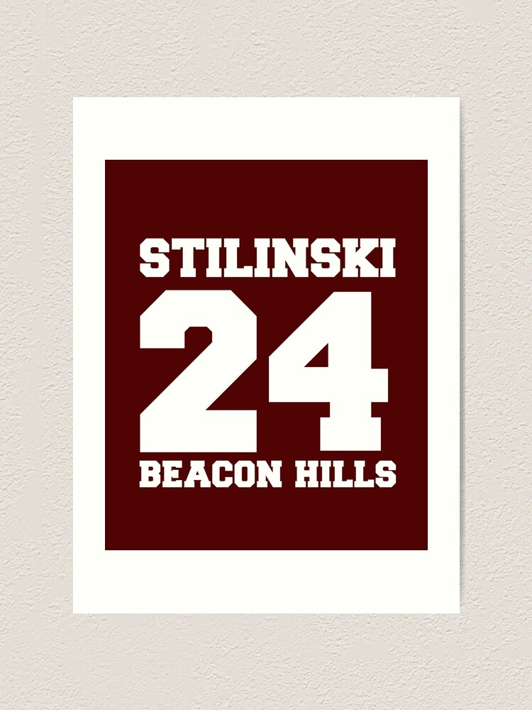 Stiles Stilinski #24 Beacon Hills Lacrosse Jersey