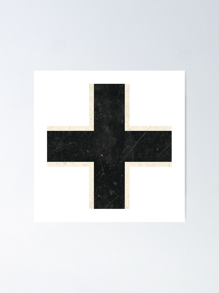 "Iron Cross Germany Roundel Luftwaffe WW2" Poster by worldwarvintage