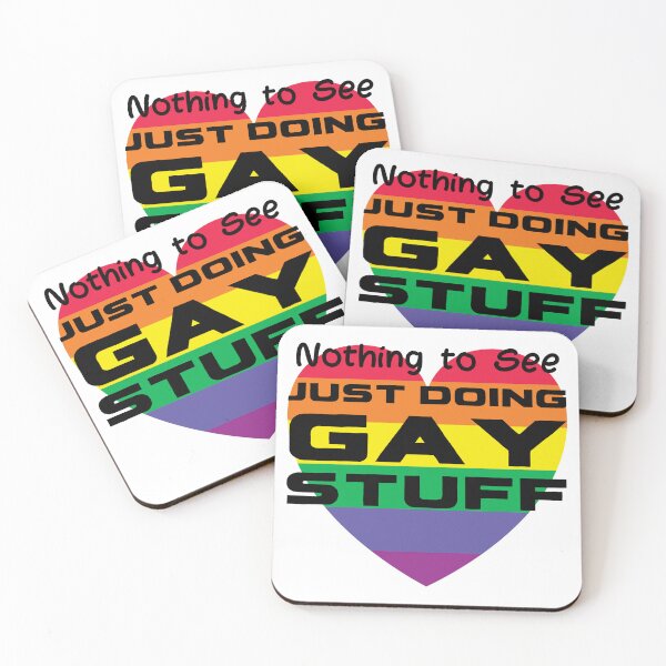 Item preview, Just doing Gay Stuff - LGBT Pride designed and sold by BearLoveDesign.