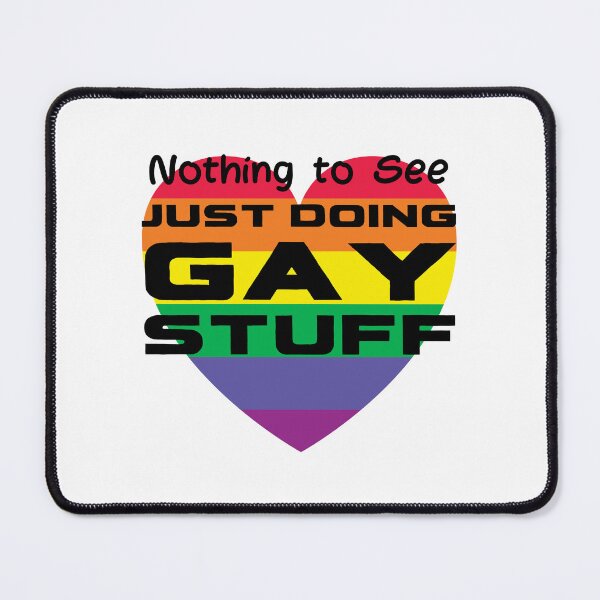 Item preview, Just doing Gay Stuff - LGBT Pride designed and sold by BearLoveDesign.