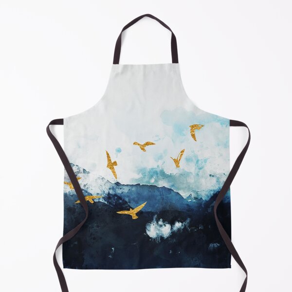 Item preview, golden birds on sea designed and sold by ritusdesigns.