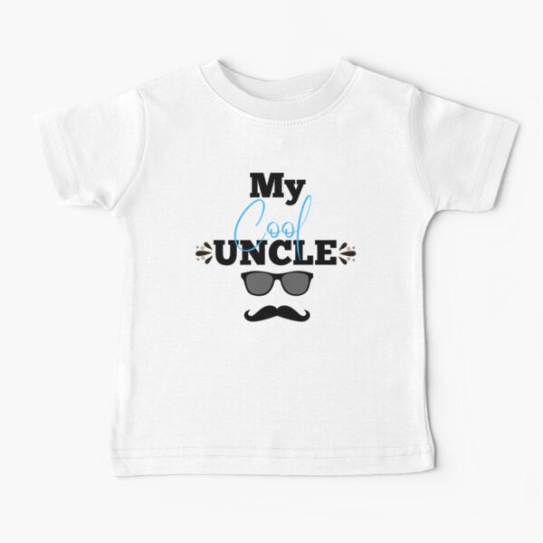 Unisex Baby I Love My Uncle Black, 24 Months T-Shirt Romper So Relative Red Print