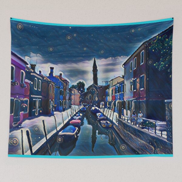 Item preview, Burano at midnight designed and sold by GasconyPassion.