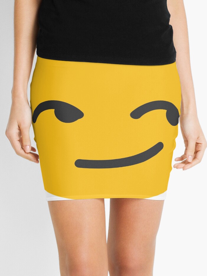 Mini skirt outlet emoji