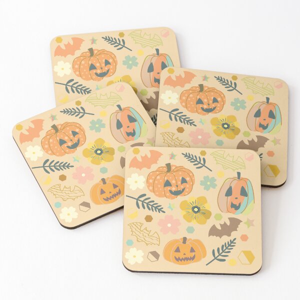 Item preview,  3 VINTAGE JACK O LANTERN AND FLOWERS designed and sold by Ruby Mendiola.